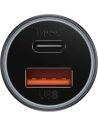 Kup Ładowarka samochodowa Baseus Golden Contactor Max, USB + USB-C, 60W (szara) - BSU3250GRY - {ean13} - Sklep Home Screen