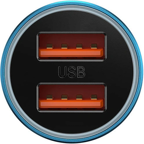 Kup Încărcător auto Baseus Golden Contactor Max, 2x USB, 60W (albastru) - BSU3251BLU - {ean13} - Sklep Home Screen