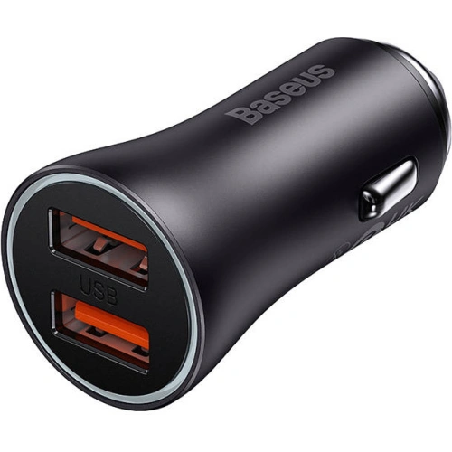 Kup Încărcător auto Baseus Golden Contactor Max, 2x USB, 60W (gri) - BSU3252GRY - {ean13} - Sklep Home Screen