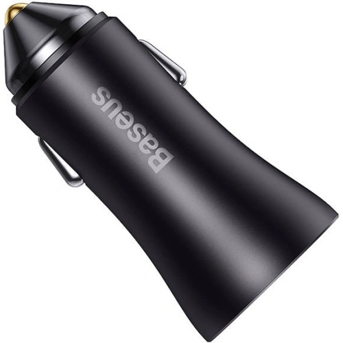 Buy Baseus Golden Contactor Max Car Charger, 2xUSB 60W (gray) - BSU3252GRY - {ean13} - Home Screen Store Europe