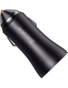 Buy Baseus Golden Contactor Max Car Charger, 2xUSB 60W (gray) - BSU3252GRY - {ean13} - Home Screen Store Europe