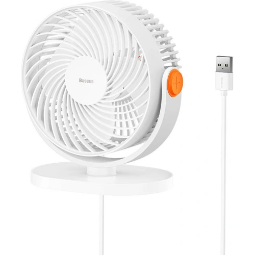 Kup Desktop Ventilator Baseus Serenity, USB (weiß) - BSU3253WHT - {ean13} - Sklep Home Screen