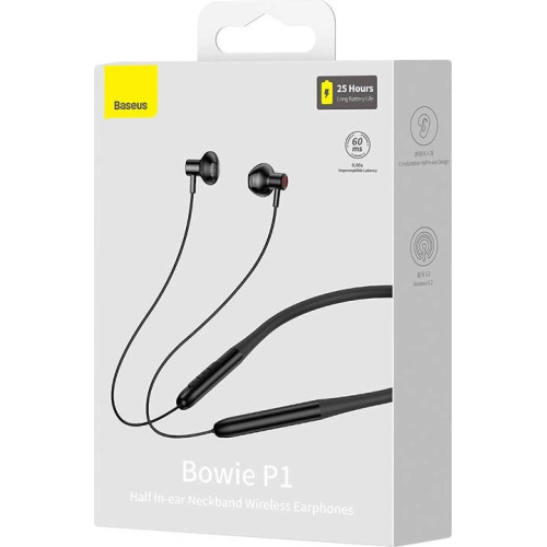 Kup Căști in-ear wireless pentru sport Baseus Bowie P1 (negre) - BSU3255BLK - {ean13} - Sklep Home Screen