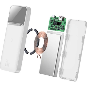 Powerbank Baseus Magnetic 10000mAh 20W (biały)