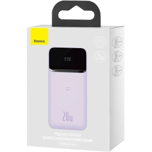 Powerbank Baseus Magnetic 10000mAh 20W (fioletowy)