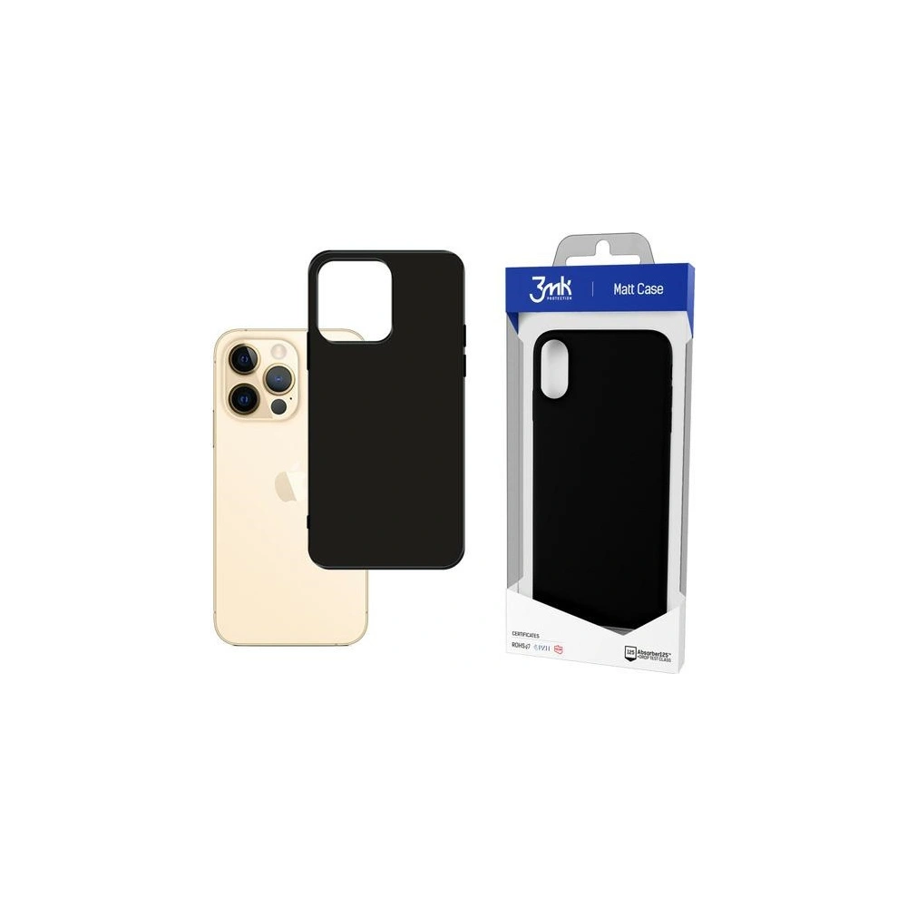 Etui 3MK Matt Case Apple iPhone 13 Pro Max czarny/black