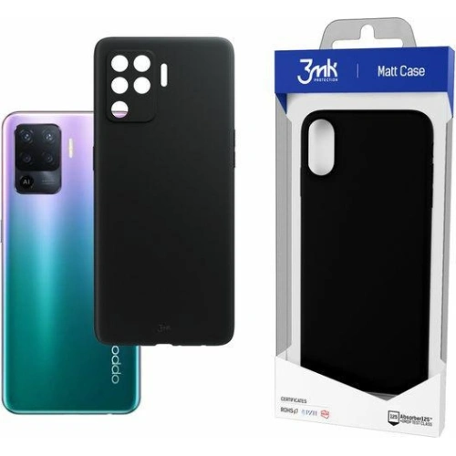 Kup Etui 3MK Matt Case Oppo Reno 5 Lite negru/black - 3MK3412BLK - {ean13} - Sklep Home Screen