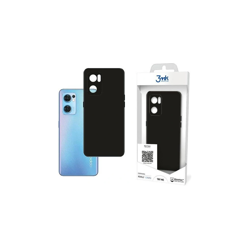 Etui 3MK Matt Case Oppo Reno 7 SE 5G czarny/black