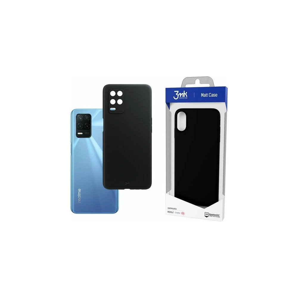 Etui 3MK Matt Case Realme 8 5G czarny/black