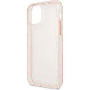 Buy Guess GUHCN65PCGLPI Apple iPhone 11 Pro Max pink hard case Glitter - GUE1815PNK - {ean13} - Home Screen Store Europe