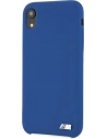 Buy BMW BMHCI61MSILNA Apple iPhone XR navy hardcase Silicone M Collection - BMW291NAV - {ean13} - Home Screen Store Europe