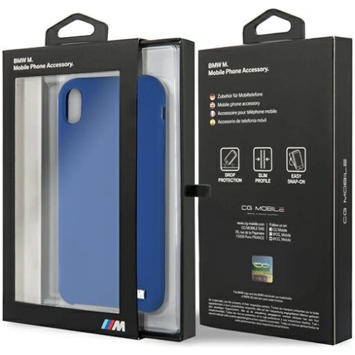 Kup Etui BMW BMHCI61MSILNA Apple iPhone XR albastru/navy hardcase Silicone M Collection - BMW291NAV - {ean13} - Sklep Home Screen