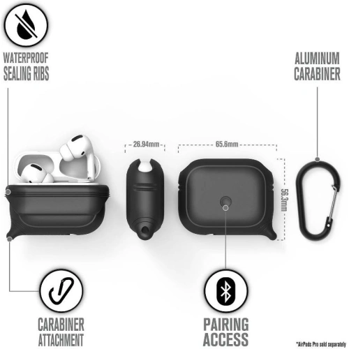 Buy Catalyst Waterproof Apple AirPods Pro black - CAT005BLK - {ean13} - Home Screen Store Europe