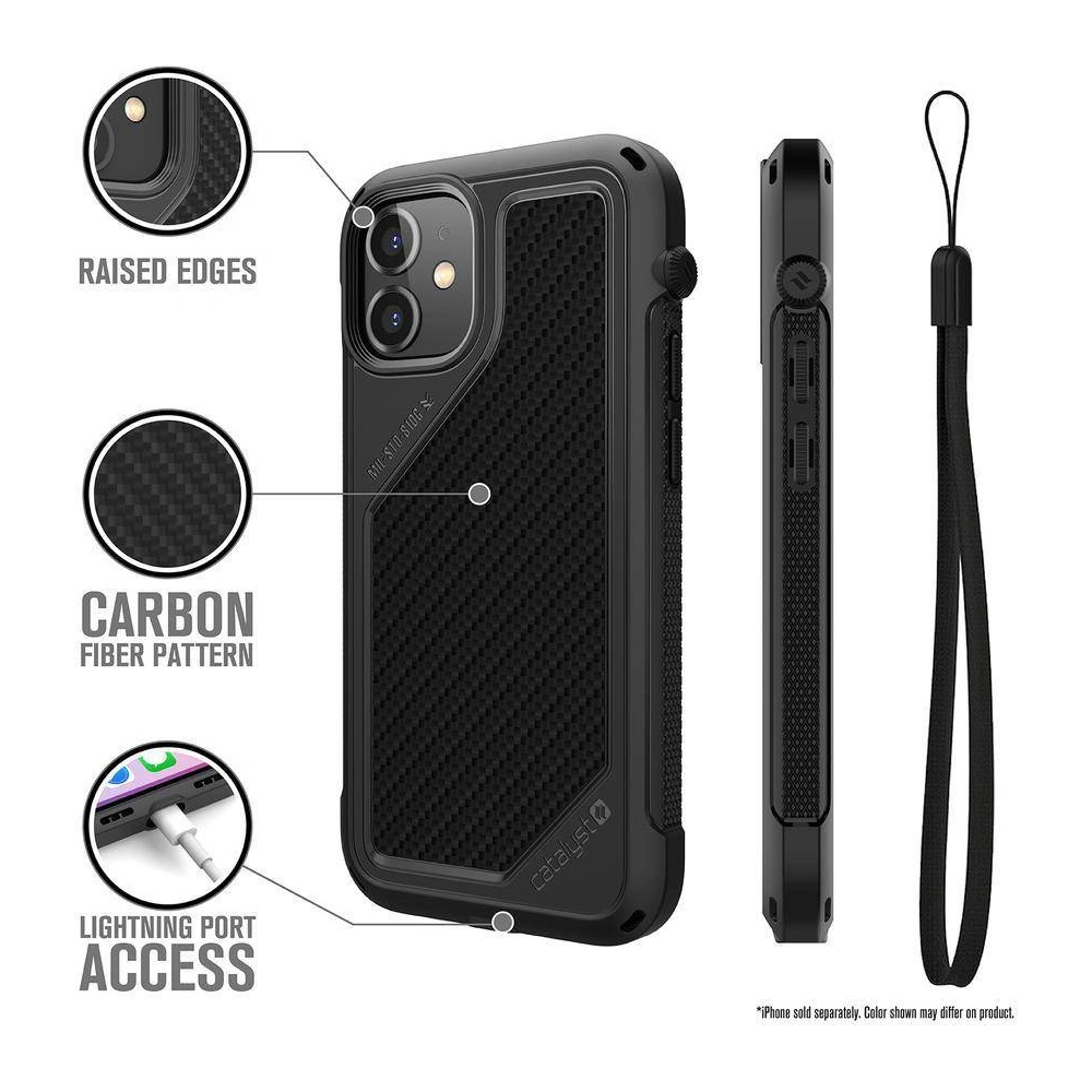 Etui Catalyst Vibe Apple iPhone 12 mini czarne