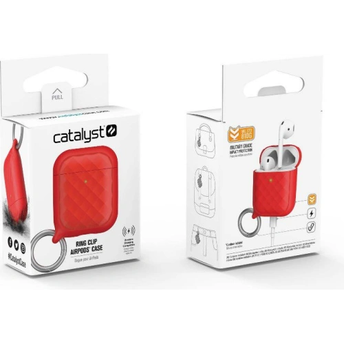 Buy Catalyst Ring Clip Apple AirPods 1/2 red - CAT028RED - {ean13} - Home Screen Store Europe