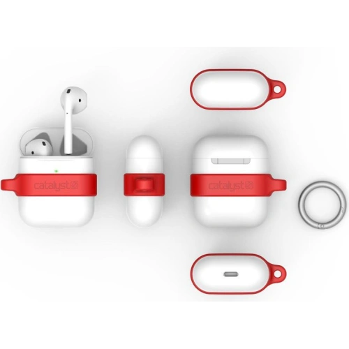 Kup Etui Catalyst Minimalist Apple AirPods 1/2 fehér-piros - CAT029WHTRED - {ean13} - Sklep Home Screen