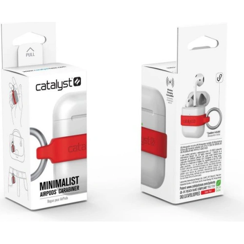 Buy Catalyst Minimalist Apple AirPods 1/2 white-red - CAT029WHTRED - {ean13} - Home Screen Store Europe