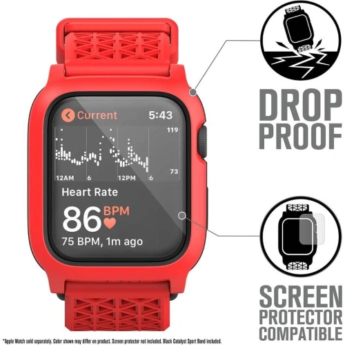 Kup Case Catalyst Impact Protection Apple Watch 6/5/4/SE 44mm rot - CAT035RED - {ean13} - Sklep Home Screen