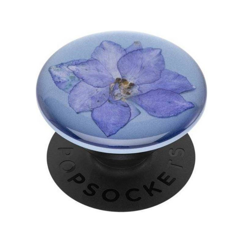 Uchwyt do telefonu POPSOCKETS Premium Pressed Flower Larkspur Purple