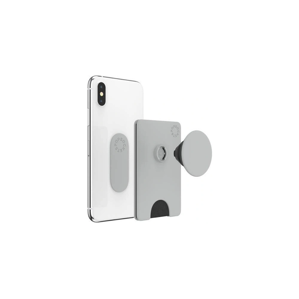 Uchwyt do telefonu POPSOCKETS z etui na karty Popwallet+ Tech Grey