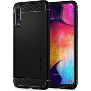 Buy Spigen Rugged Armor Samsung Galaxy A30s/A50/A50s Black - SPN336BLK - {ean13} - Home Screen Store Europe