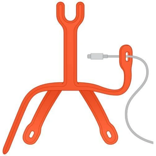 Kup Elastischer Handyhalter POPSOCKETS PopMount 2 Flex Tangerine - POP058 - {ean13} - Sklep Home Screen