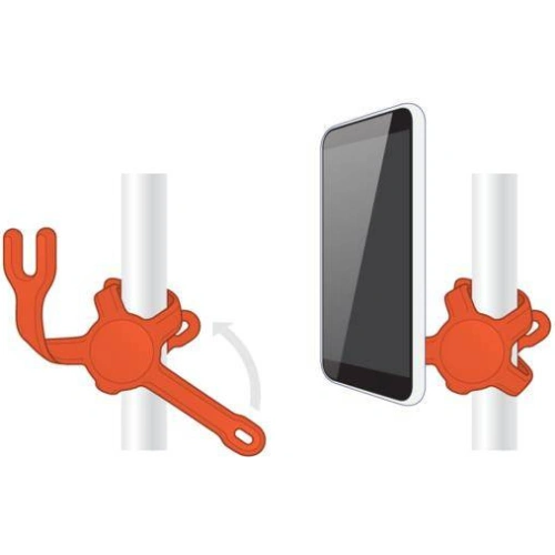 Kup Elastischer Handyhalter POPSOCKETS PopMount 2 Flex Tangerine - POP058 - {ean13} - Sklep Home Screen