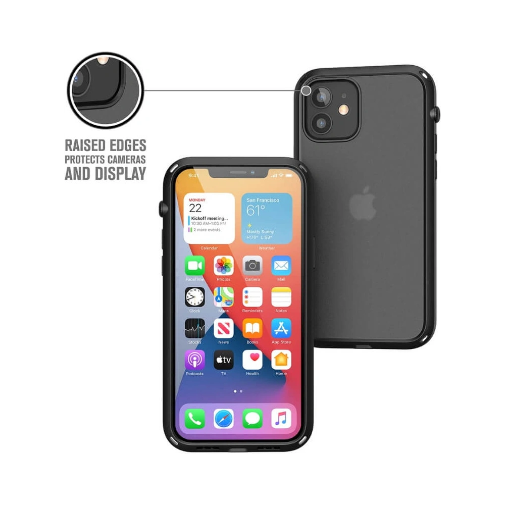 Etui Catalyst Influence Apple iPhone 12/12 Pro czarne