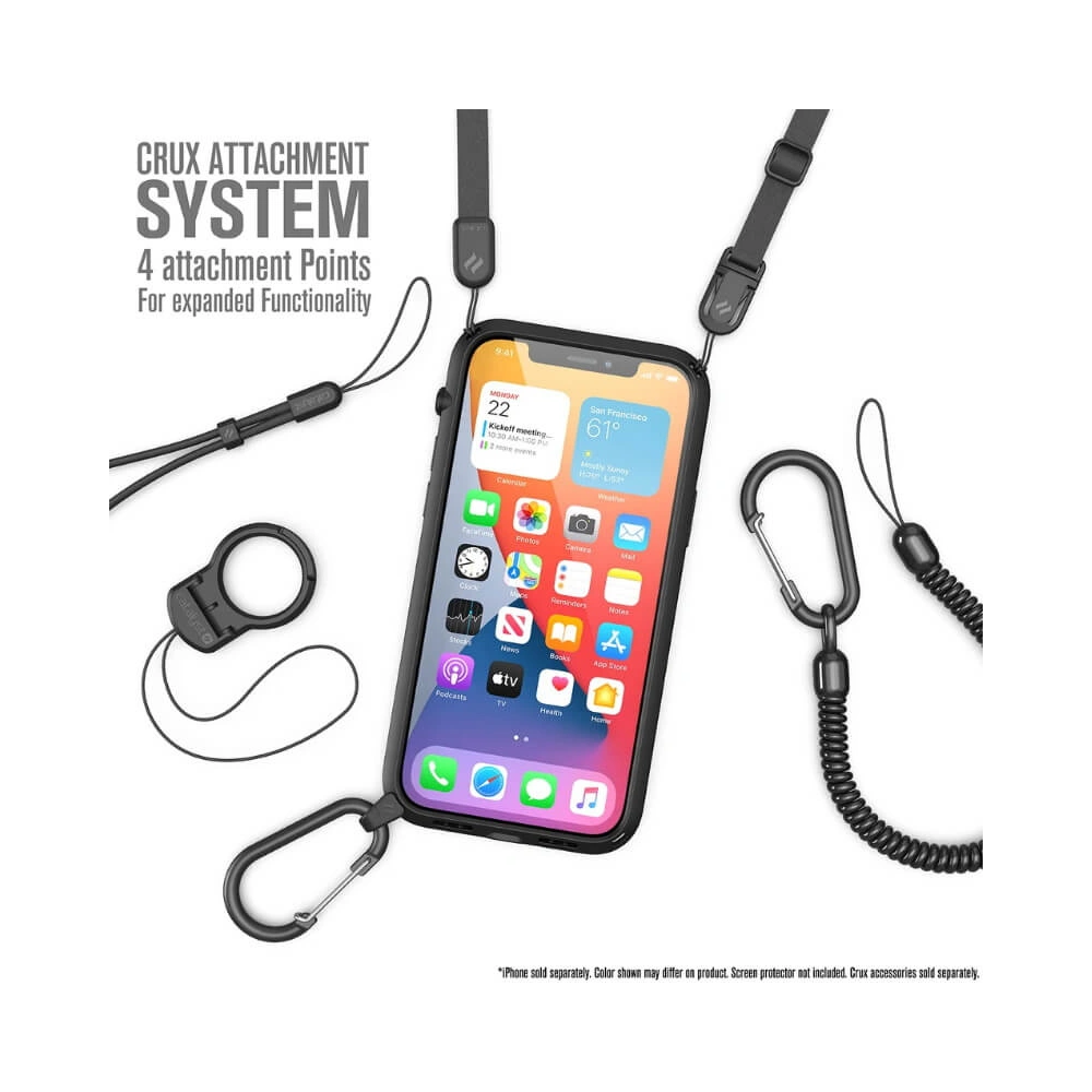 Etui Catalyst Influence Apple iPhone 12/12 Pro czarne