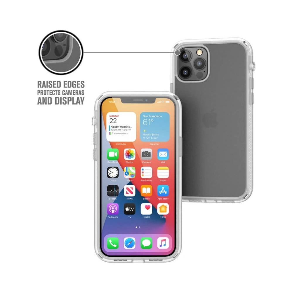 Etui Catalyst Influence Apple iPhone 12/12 Pro transparentne