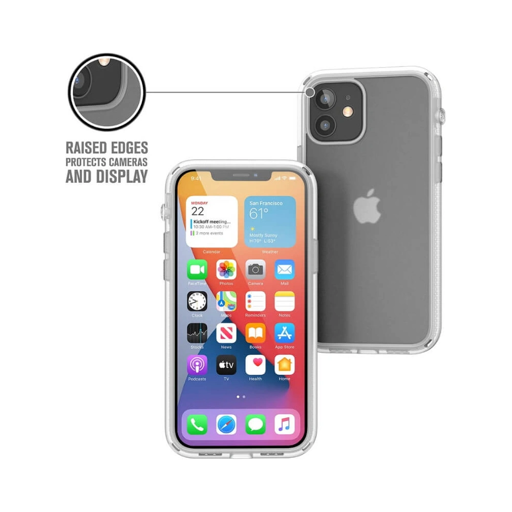 Etui Catalyst Influence Apple iPhone 12/12 Pro transparentne
