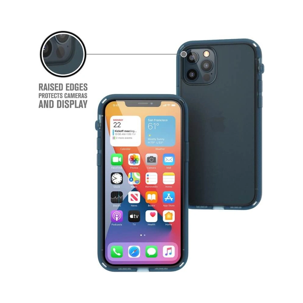 Etui Catalyst Influence Apple iPhone 12/12 Pro niebieskie