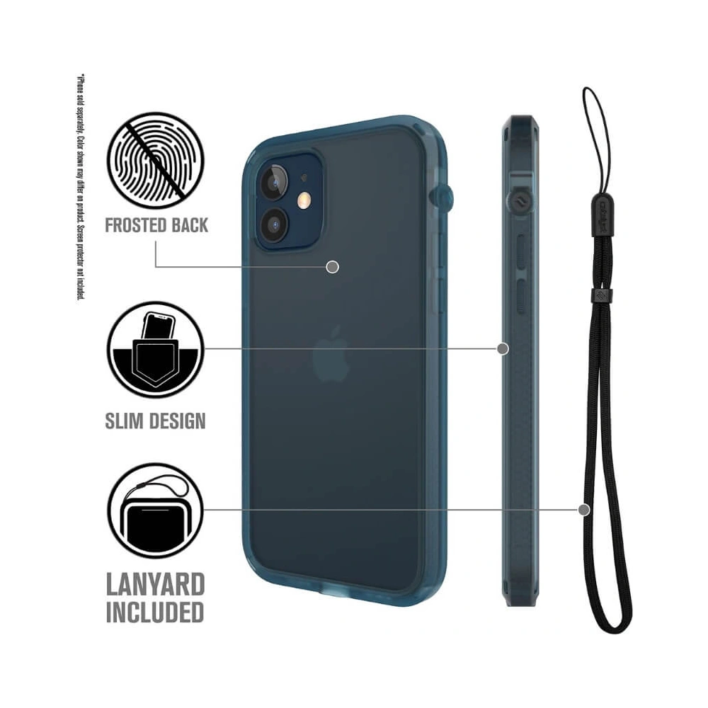 Etui Catalyst Influence Apple iPhone 12/12 Pro niebieskie