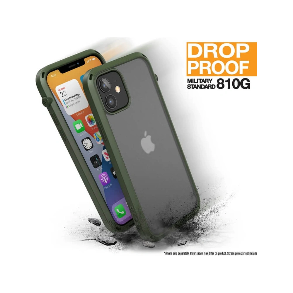 Etui Catalyst Influence Apple iPhone 12/12 Pro zielone