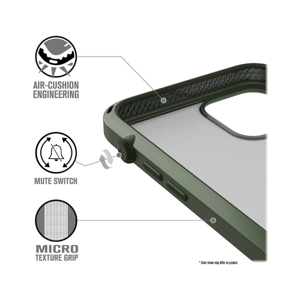 Etui Catalyst Influence Apple iPhone 12/12 Pro zielone