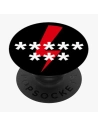 Držák na telefon POPSOCKETS Custom 8hvězd černý