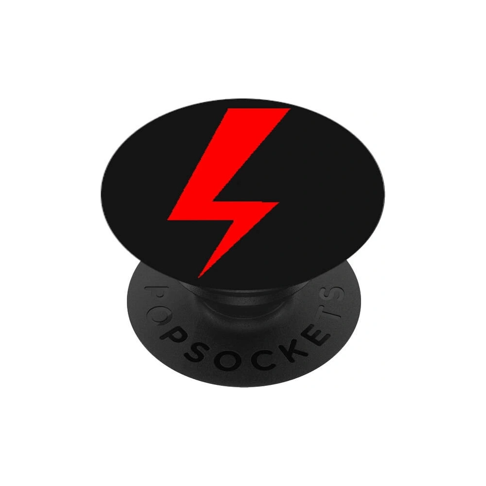 Uchwyt do telefonu POPSOCKETS Custom Błyskawica Strajk Kobiet czarny