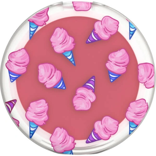 Uchwyt do telefonu POPSOCKETS z balsamem do ust PopGrip Lips 100% Cotton Candy