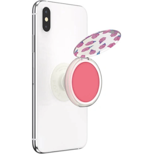 Uchwyt do telefonu POPSOCKETS z balsamem do ust PopGrip Lips 100% Cotton Candy