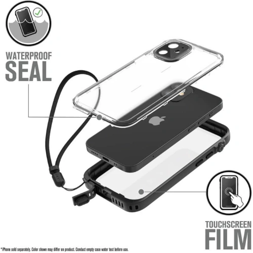 Kup Husa Catalyst Total Protection pentru Apple iPhone 12 mini, neagră - CAT079BLK - {ean13} - Sklep Home Screen