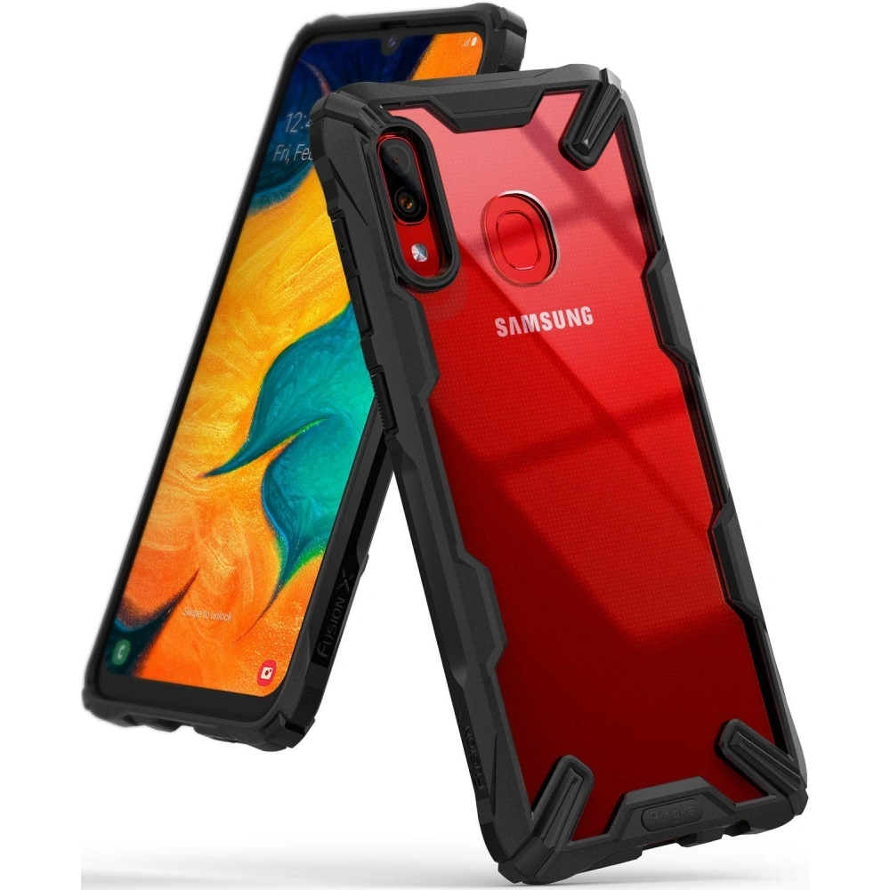 Kup Etui Ringke Fusion-X Samsung Galaxy A30 Black w najlepszej cenie w Home Screen