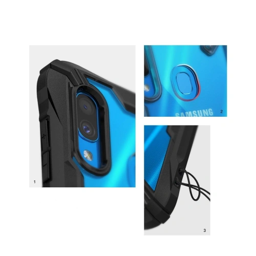 Buy Ringke Fusion-X Samsung Galaxy A30 Black - RGK886BLK - {ean13} - Home Screen Store Europe