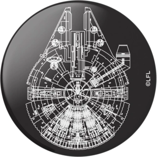 Kup Suport pentru telefon POPSOCKETS Standard Star Wars Millenium Falcon Aluminiu - POP239 - {ean13} - Sklep Home Screen