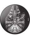Kup Držák na telefon POPSOCKETS Standard Star Wars Millenium Falcon Aluminium - POP239 - {ean13} - Sklep Home Screen