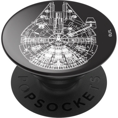 Kup Suport pentru telefon POPSOCKETS Standard Star Wars Millenium Falcon Aluminiu - POP239 - {ean13} - Sklep Home Screen