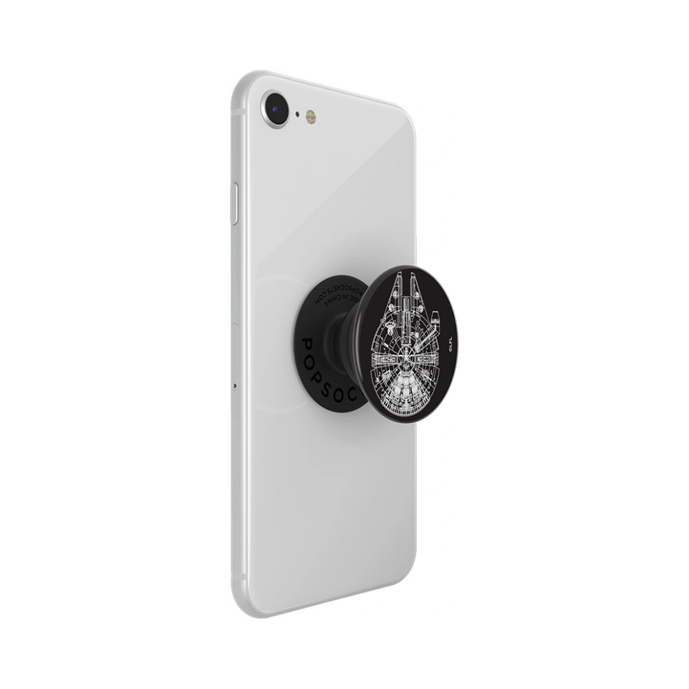 Uchwyt do telefonu POPSOCKETS Standard Star Wars Millenium Falcon Aluminium
