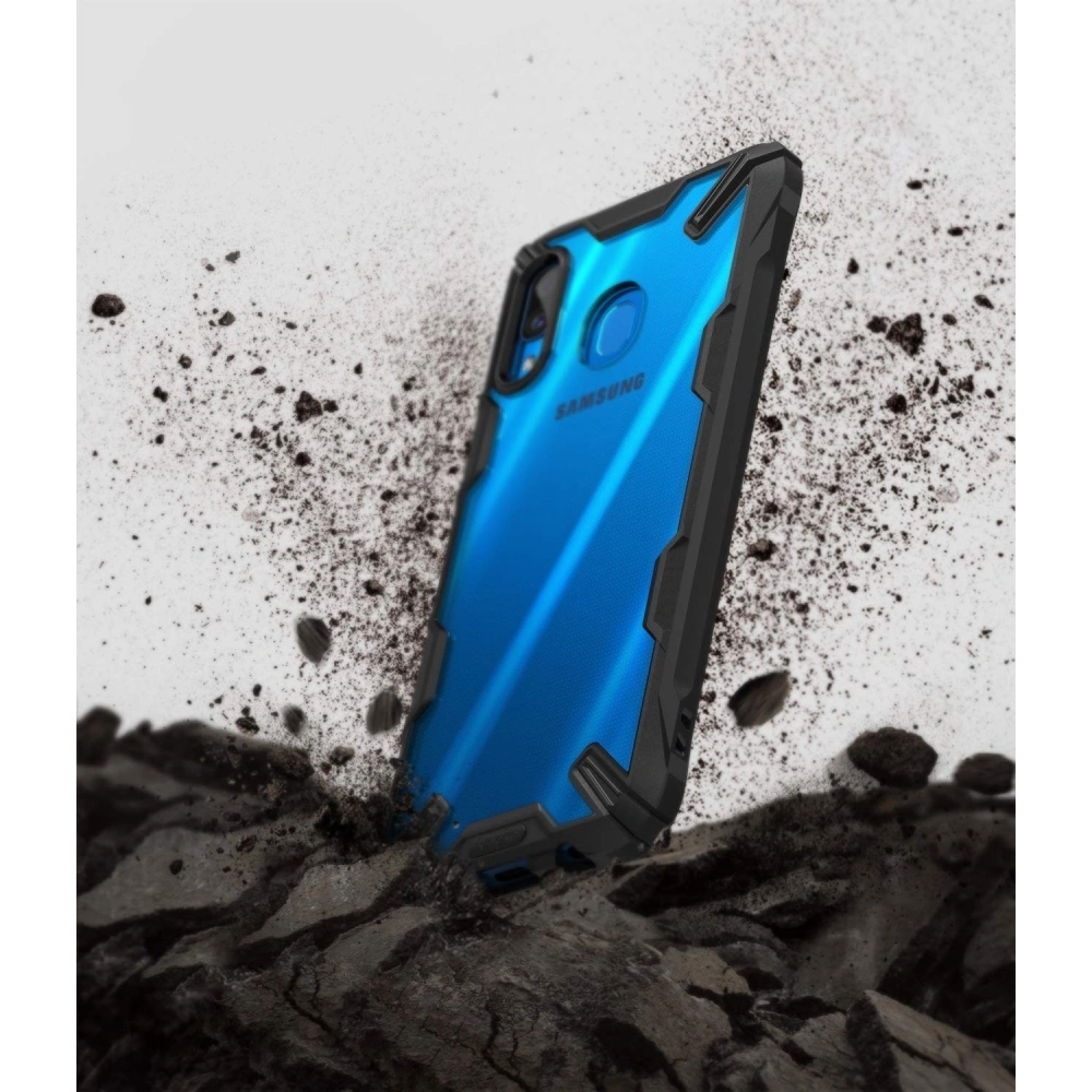 Kup Etui Ringke Fusion-X Samsung Galaxy A30 Black w najlepszej cenie w Home Screen