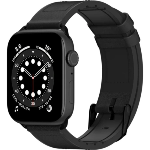 Buy SwitchEasy Hybrid strap for Apple Watch 44/45/49mm black - SWE024BLK - {ean13} - Home Screen Store Europe