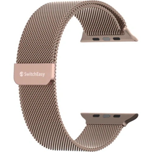 Kup SwitchEasy Mesh csuklópánt Apple Watch 4/5/6/7/SE/8/9/10 40/41/42mm rózsaszín-arany - SWE017RS - {ean13} - Sklep Home Screen