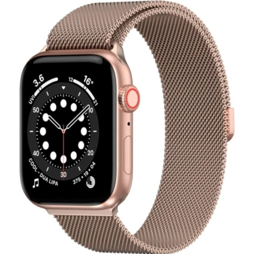 Kup SwitchEasy Mesh csuklópánt Apple Watch 4/5/6/7/SE/8/9/10 40/41/42mm rózsaszín-arany - SWE017RS - {ean13} - Sklep Home Screen